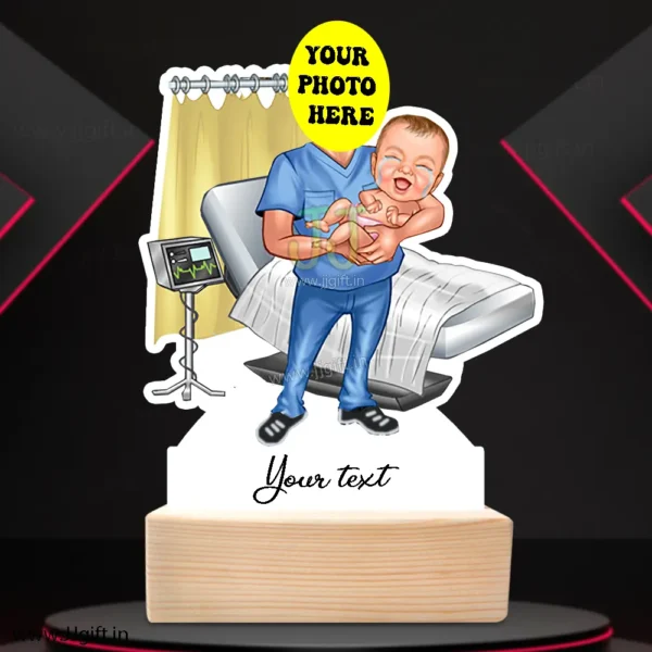 Unique present for pediatric doctor, Best standee gift for female pediatric doctor - Image 3