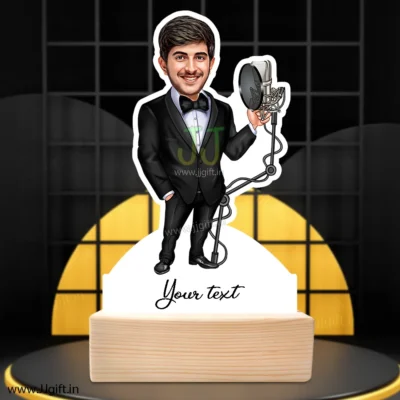Voice over artist caricature , Unique present for voice over artist