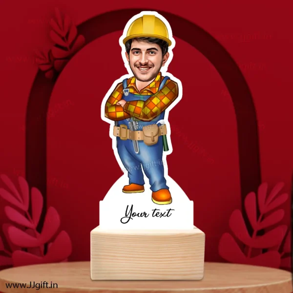 Worker caricature gift