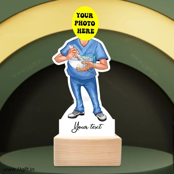 Ayurveda doctor caricature gift for female - Image 3