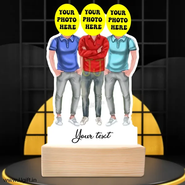 Best male friend group caricature gift for 3 person - Image 3