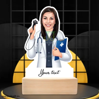 Caricature gift for ENT female doctor
