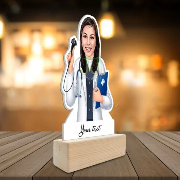 Caricature gift for ENT female doctor - Image 2