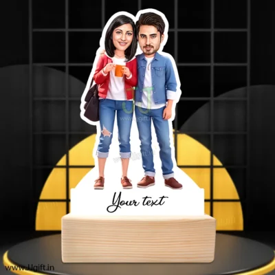 Caricature gift for romantic Boyfrined, Romantic gift for girlfriend