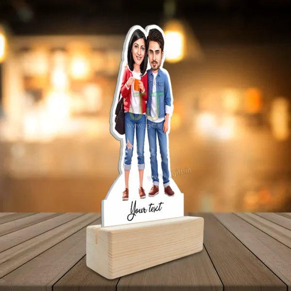 Caricature gift for romantic Boyfrined, Romantic gift for girlfriend - Image 2