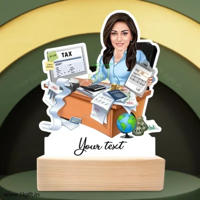 Chartered accountant caricature 2