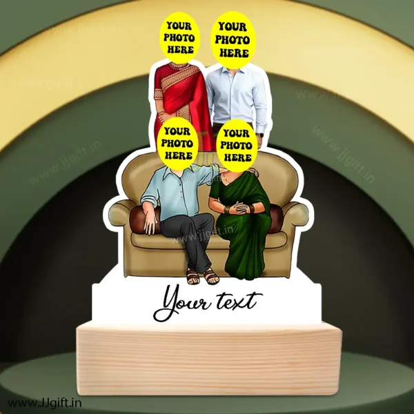 Elegent family caricature gift - Image 3