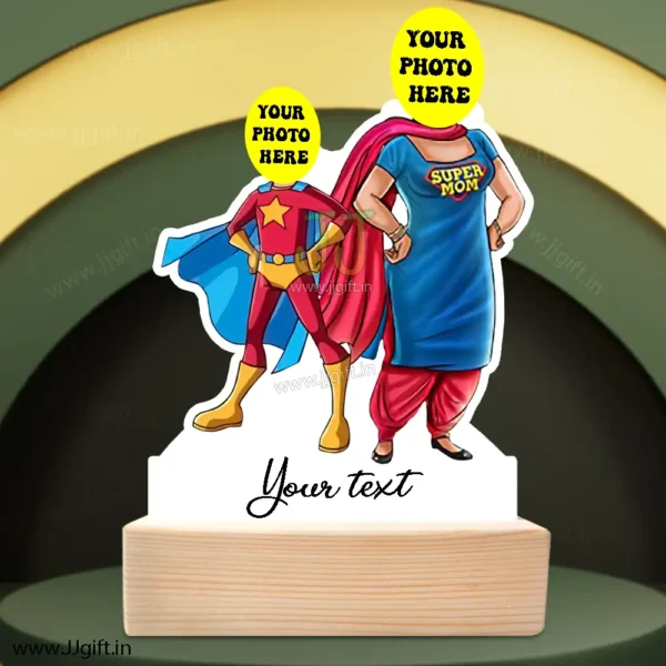 Super mom and super son caricature gift idea - Image 3