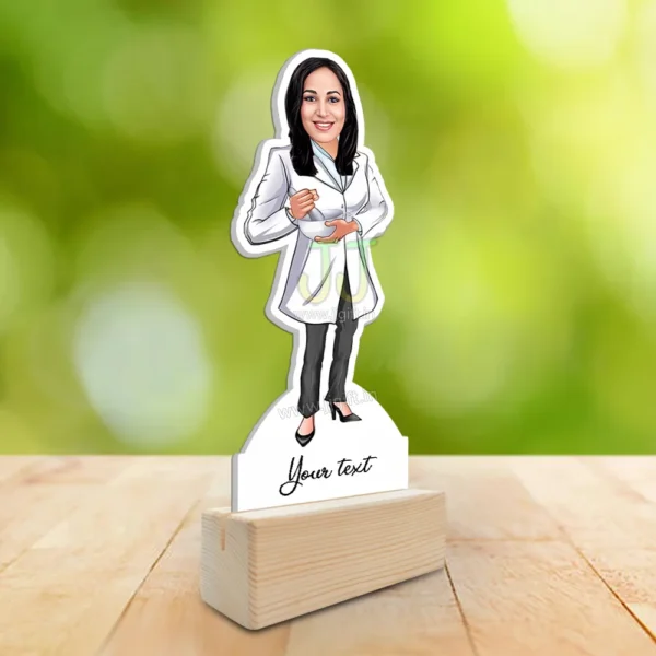 Unique present for ayurvedic doctor, Caricature gift for ayurvedic doctor - Image 2