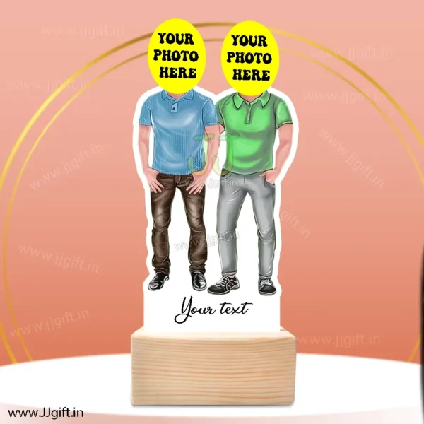 Best male friend group caricature gift for 2 person - Image 3