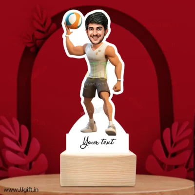 Customized Volleyball Player Caricature standee gift , volleyball related gift
