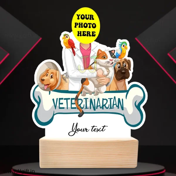 Veterinarian caricature gift for male - Image 3