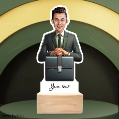 Caricature standee gift for auditor, Best personalized gift for auditor