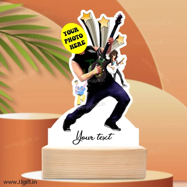 Guitarist caricature 4, Personalized caricature gift for guitar lover - Image 3