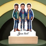 Personalized Caricature gift idea for Male friends group for 3 person