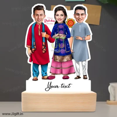 Rakshabandhan gift for 2 brother and 1 sister, brother and sister rakshabandhan gift