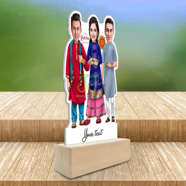Rakshabandhan gift for 2 brother and 1 sister, brother and sister rakshabandhan gift - Image 2