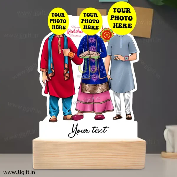 Rakshabandhan gift for 2 brother and 1 sister, brother and sister rakshabandhan gift - Image 3