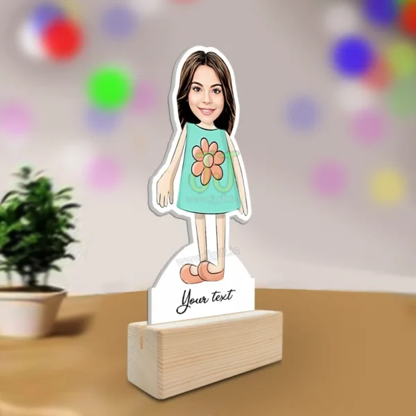 Caricature Gift for solo female in childish and funny look - Image 2