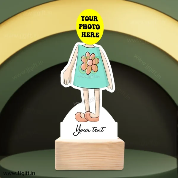 Caricature Gift for solo female in childish and funny look - Image 3
