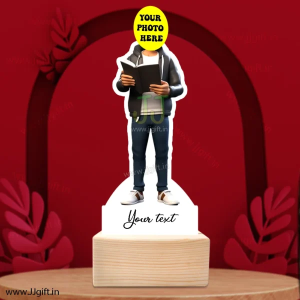 Caricature gifts for book lovers, gifts for book readers, Best gift idea for book lovers - Image 3