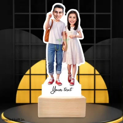 Caricature standee gift for boyfriend and girlfriend, Best personalized gift for bf and gf