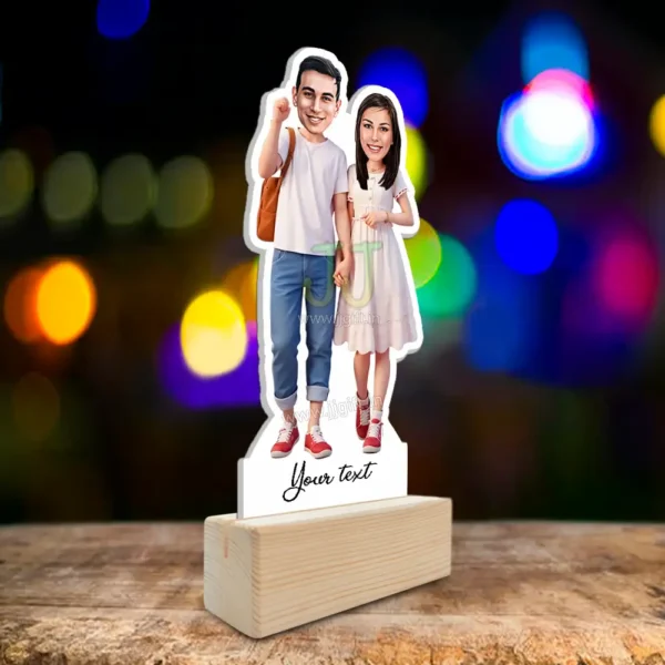 Caricature standee gift for boyfriend and girlfriend, Best personalized gift for bf and gf - Image 2