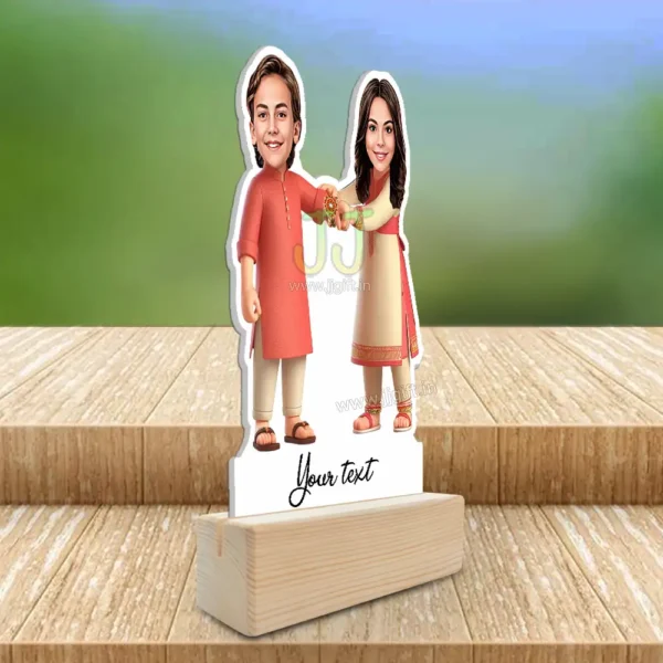 Rakshabandhan standee gift for young brother and sister, Rakshabandhan gift for teenager brother and sister - Image 2