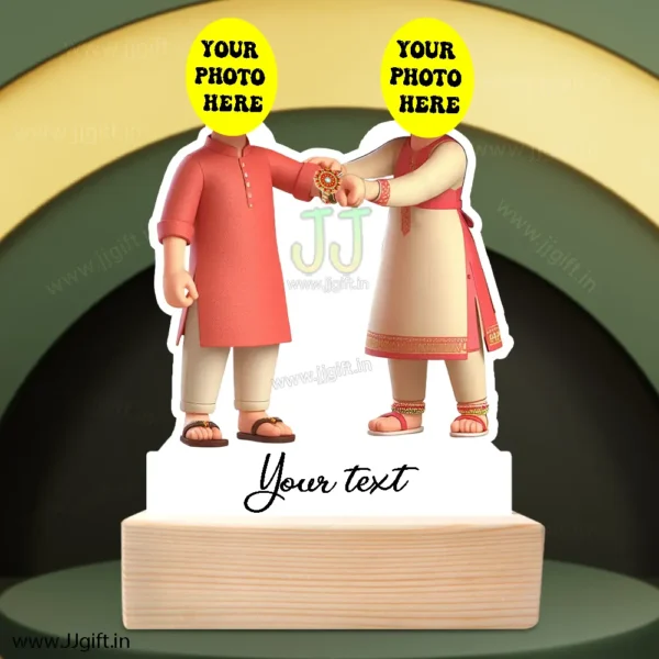 Rakshabandhan standee gift for young brother and sister, Rakshabandhan gift for teenager brother and sister - Image 3