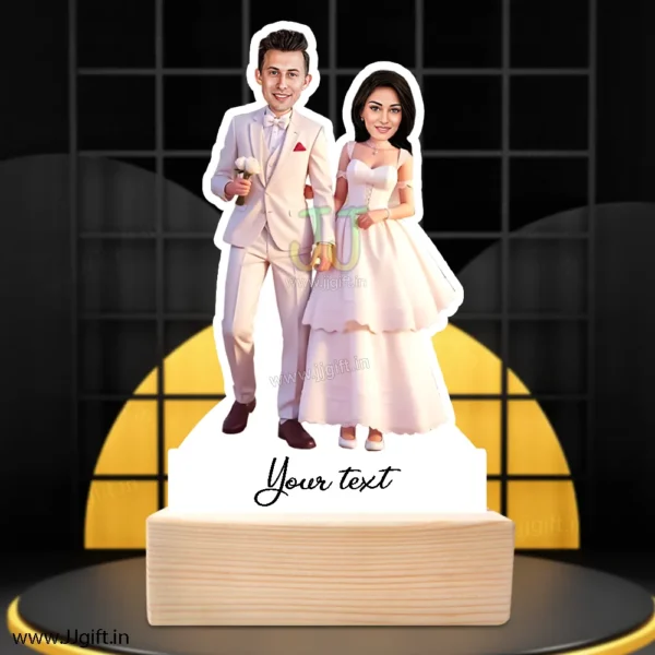 Wedding couple caricature 11