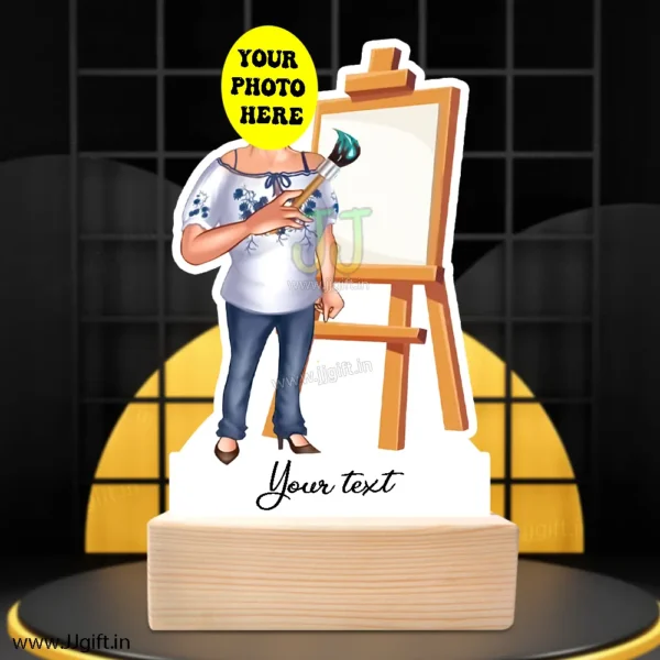 Artist lady caricature 2 - Image 3