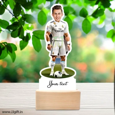 Footballer standee caricature gift, Best Acrylic made Personalized caricature gift