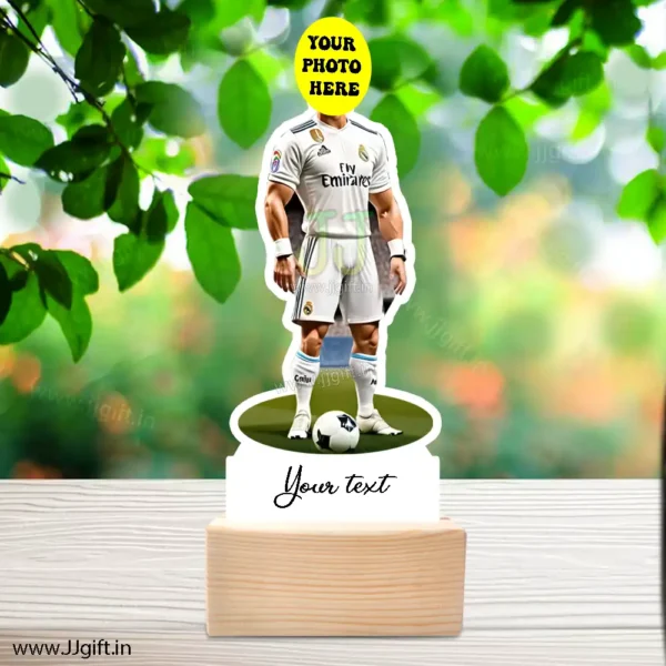 Footballer standee caricature gift, Best Acrylic made Personalized caricature gift - Image 3