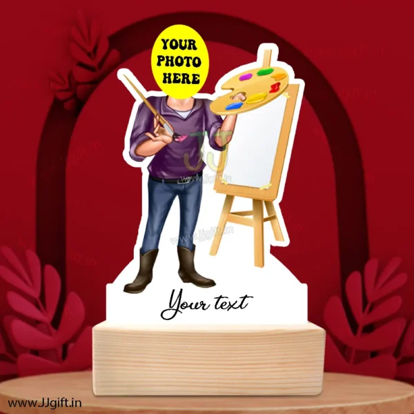 Lady painter caricature - Image 3
