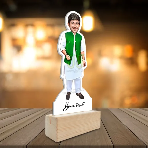 Man traditional outfit caricature 2 - Image 2