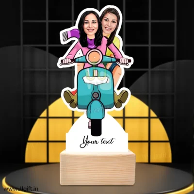 Personalized Standee gift for BEST FRIEND, Personalized Caricature for BFF