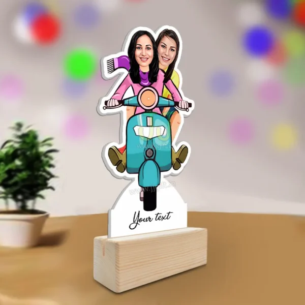 Personalized Standee gift for BEST FRIEND, Personalized Caricature for BFF - Image 2