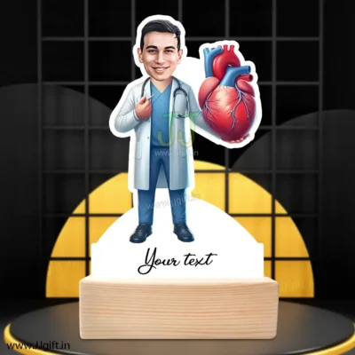 Unique Present for Cardiologist, Caricature Standee For Cardiology Doctor
