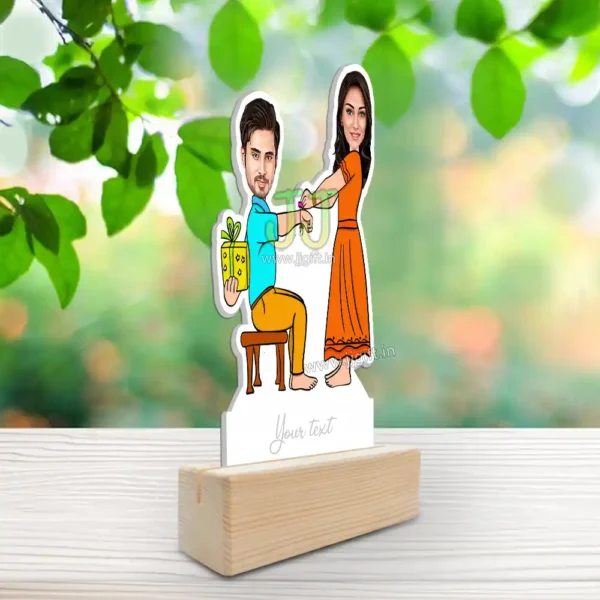Caricature gift for raksha bandhan - Image 2