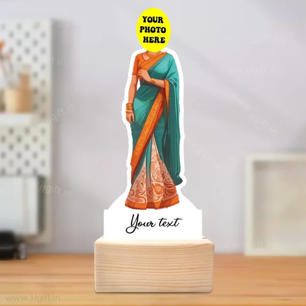 Lady In Saree Caricature 18 - Image 3