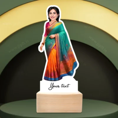 Lady In Saree Caricature 19