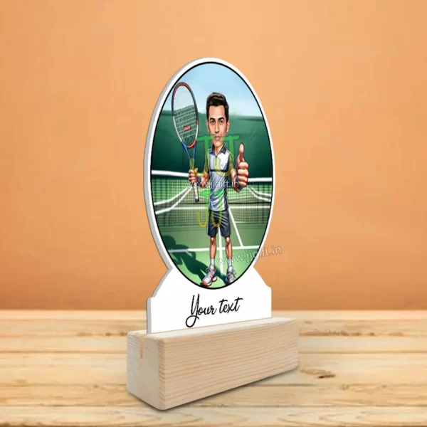 Tennis player Caricature Standee Gift, Personalized Tennis Player Gift - Image 2