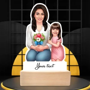 Personalized Present For Mom And Daughter , Unique Gift For Mom And Daughter Standee