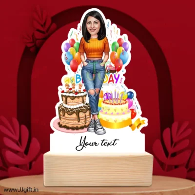 Birthday lady caricature 8, Birthday Gift For Girl Friend or BFF