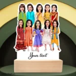 Caricature Gift Ideas For Best 10 Female Friend, Unique Standee Gift For Female Friends