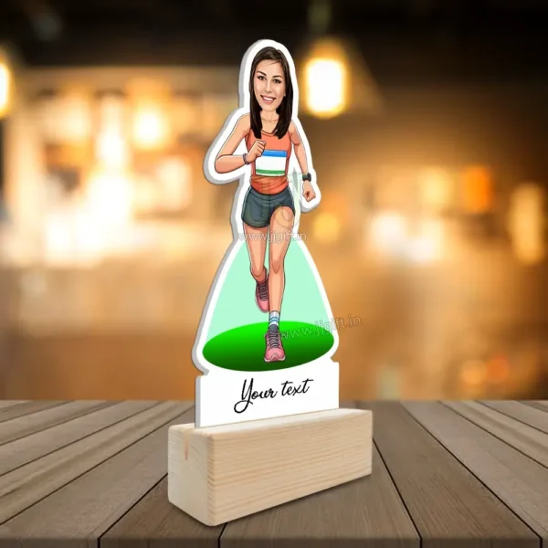Custom Runner Caricature Standee, Personalized Gift for Runners And Marathon Lovers - Image 2