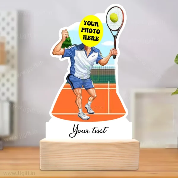 Unique standee gift for tennis player , Caricature for tennis player - Image 3
