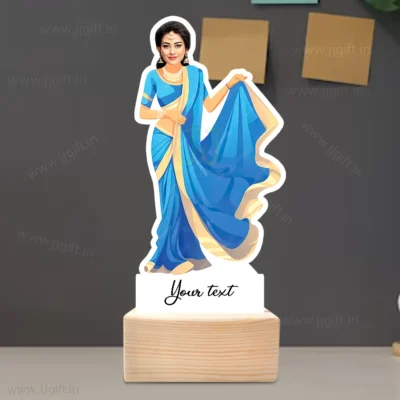 Lady In Saree Caricature 20