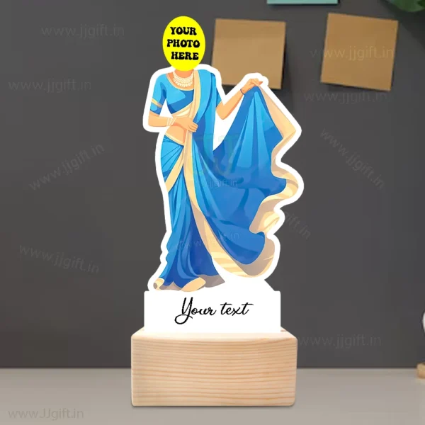 Lady In Saree Caricature 20 - Image 3