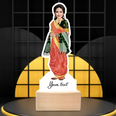 Lady In Saree Caricature 21